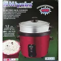 1.2 LTR Miyako Double Pot Rice Cooker MRC-512YLD.