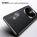 Luxury Plating PU Case for Honor Magic 7 7Pro 6Pro RSR X60 Pro X9C All in1 Lattice Pattern Leather Full Shockproof Protect Cover.