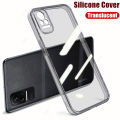 lthmy for Xiaomi Civi 1S case soft semi-transparent black silicone flexible shockproof cover skin yellowing-resistant crystal clear jelly casing. 