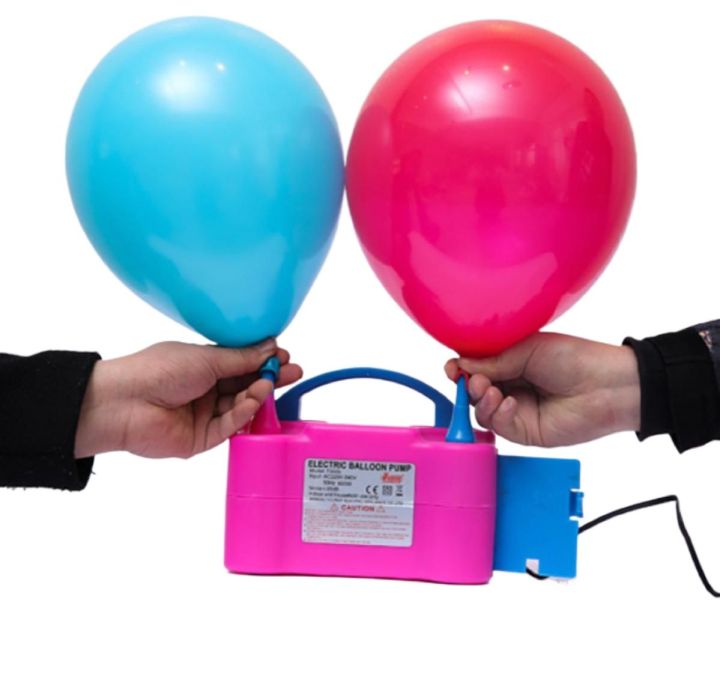 Portable High Power Dual Nozzle Electric Balloon Inflator Pump 110V 600W for Parties and Events, Unisex