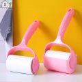 Clothes dusting roller Replaceable Rolls Handle Sticky Roller Sticky Dust Paper Tearable Adhesive Brush Clothes Kit With Handle.