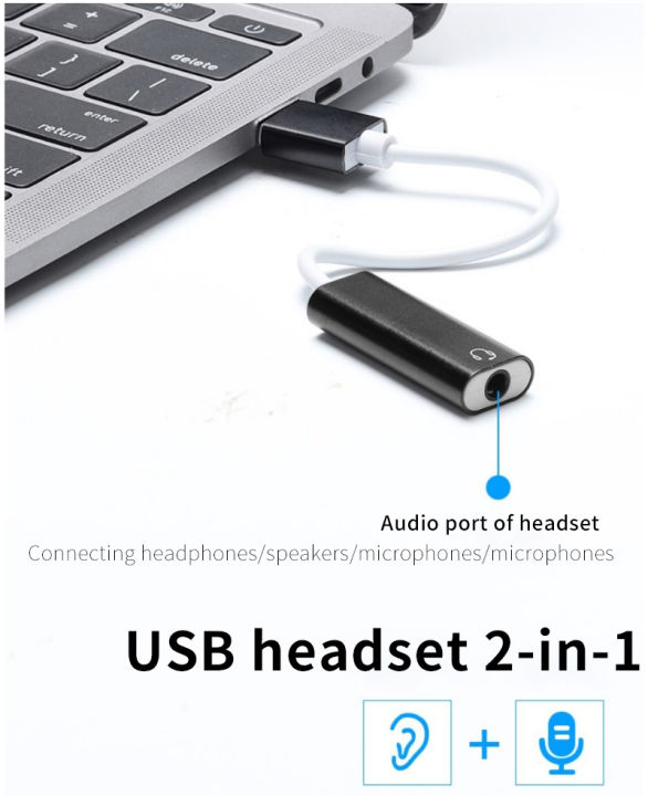 2-in-1%20USB%20Audio%20Converter%20Controller%203.5mm%20Headphone%20And%20Microphone%20USB%20Sound%20Card%20USB/Type-C%20To%203.5%20mm%20Stereo%20Jack%20Headset%20-%20Image%202
