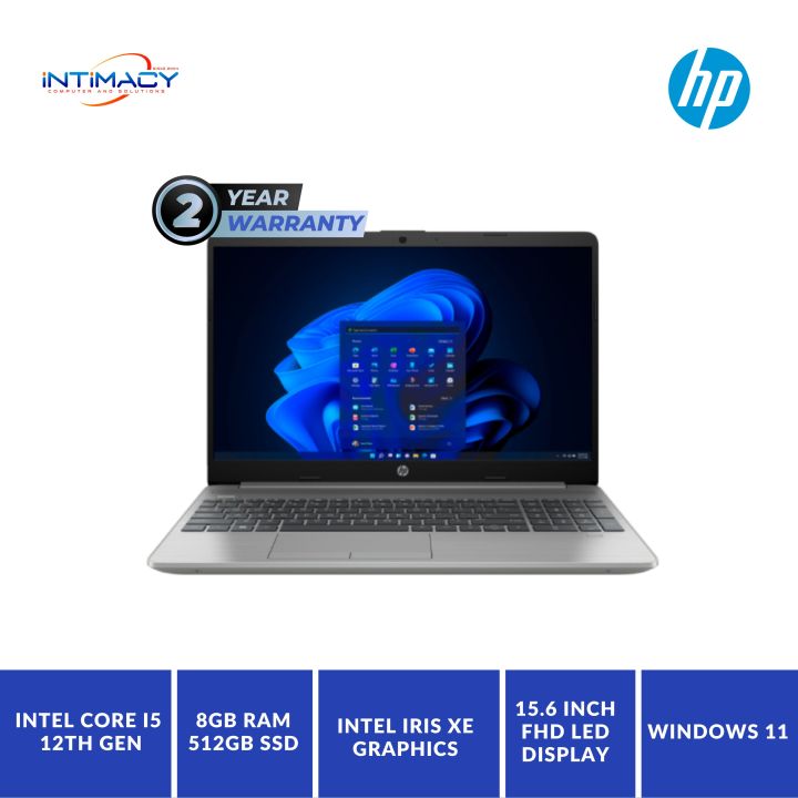 HP 250 G9 Intel Core i5 12th Gen 8GB RAM 512GB SSD 15.6-inch FHD Display Laptop