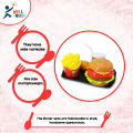 Fast Food Burger Dinner Toy Set For Kids-5 pcs. 