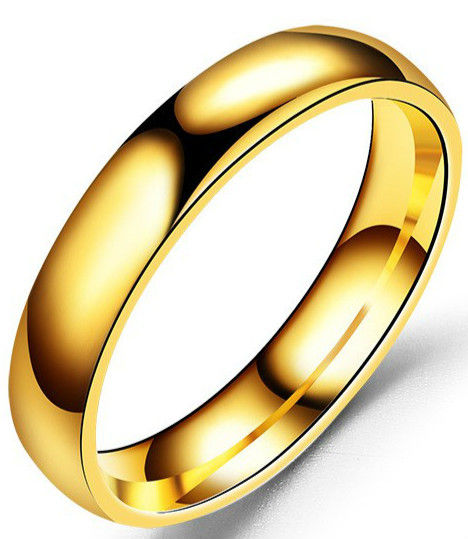 4mm%206mm%20Wide%20Steel%20Black%20Gold%20Inner%20And%20Outer%20Ball%20Ring%20Stainless%20Steel%20Smooth%20Curved%20Ring%20For%20Men%20Women%20-%20Image%202