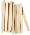 Natural Colour Wooden Medium popsticks - 50 pieces pack.