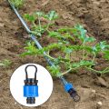 JAERBEE 12 Pcs Drip Irrigation Tubing End Cap Plug 1/2 Inch Universal End Cap Fitting, Compatible with 16-17mm Drip Tape Tubing. 