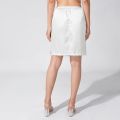 Women's Half Slips Elastic Waist Solid Color Satin Underskirt Lace Trim Skirt for Under Dresses Female Bottoming Underskirt.