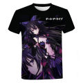 Newest Anime Date a Live 3D Printed T Shirt Men Women Summer Fashion Cool Casual Harajuku T Shirts Streetwear Short Sleeve Tops. 
