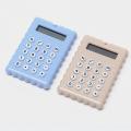 Mini Calculator Pocket Student Mini Electronic Calculator Biscuit Shape School Office Supplies Mini Calculator 2021. 