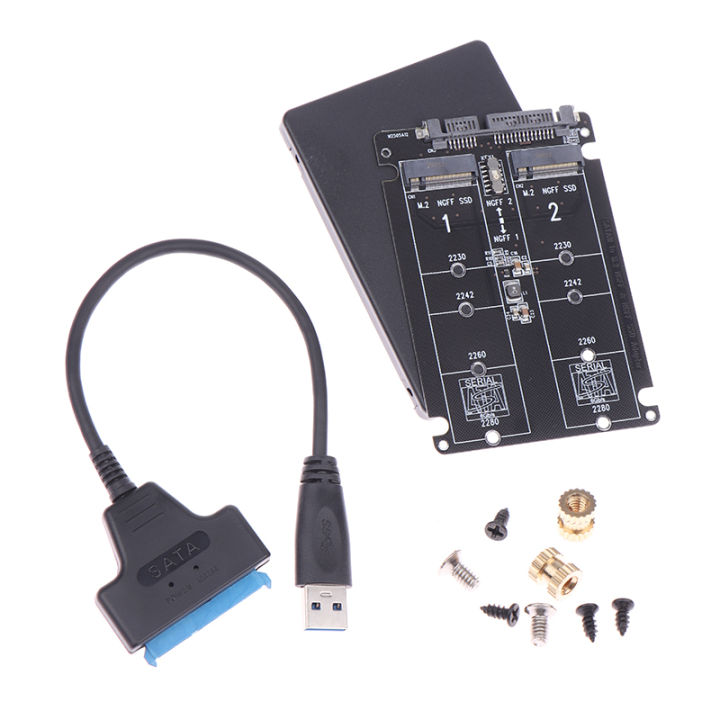 2%20Mouthfuls%20NGFF%20SSD%20M.2%20To%202.5%20SATA%20Serial%20Port%20Adapter%20Card%20Converter%20Double%20Tray%20USB3.0%20Cable%20For%20Laptop%20Speed%20Limit%206Gbps%20Gonghpng%20-%20Image%202