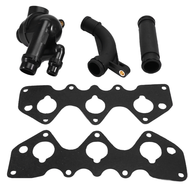 Car Coolant Thermostat Pipe and Elbow Kit for 2002-2005 PEP101970L PEP103580 PEM000030 LKJ100992L