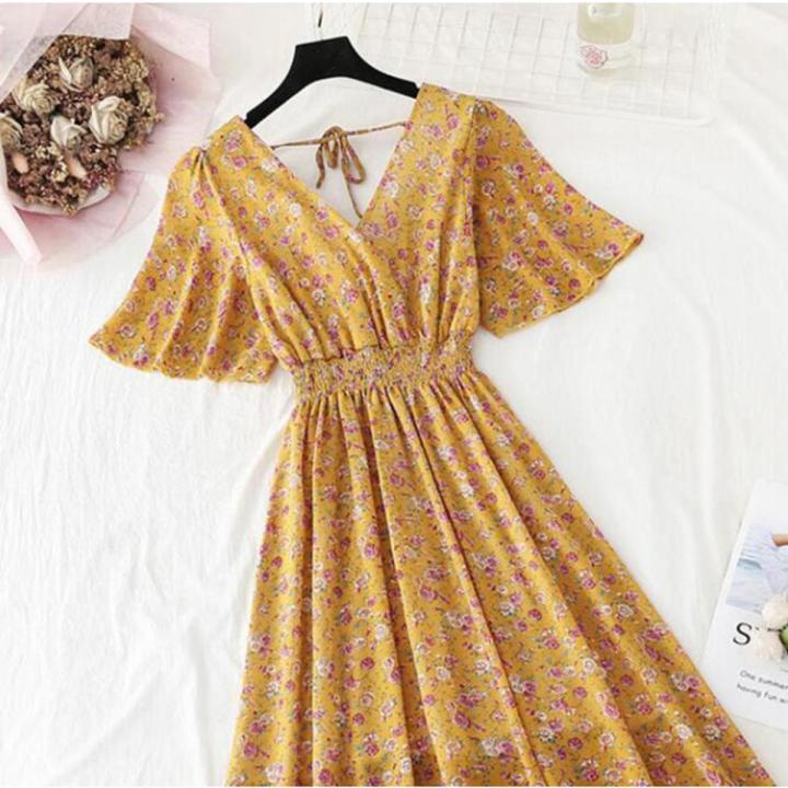 princess polly baby blue dress Vintage Mod Mini Dress 60s Orange Floral Shift | Shop Exile - Tucson, AZ main image 0