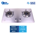 Gazi Gas Stove P-316 | Premium Steel Body, Auto Ignition, Double Burner | LPG/NG Supported..
