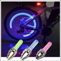 LED neon tire wheel gas nozzle valve Light - Wheel stick light for Bike, Bicycle, Car Bicycle bike Wheel Light - Multicolor - cycle accessories Wheel lights for bicycles and bikes.