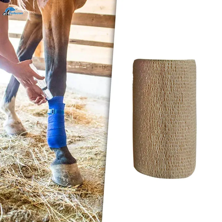 Tape%204%20inch%20Wide%20Breathable%20Self%20Adherent%20Wrap%20for%20Cats%20Sports%20Leg%20Khaki%20-%20Image%207