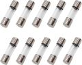10 Ps Cartridge Fuses, Fast-Blow Glass Fuses, Assorted Kit 5x20mm 250V 0.5A 1A 2A 3A 5A 8A 10A 15A 20A. 
