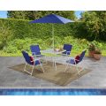Mainstays Albany Lane 6 Piece Outdoor Patio Dining Set Garden Outdoor Furniture Set Patio Chair Table Umbrella. 