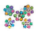 【Broad Sunlight shop】Pop it Poppit Fidget Toy Spinner Stress Relief Simple Toy Anti Stress Squeeze Push Bubble Sensory. 