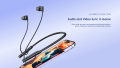 Oraimo Necklace Lite OEB-311 Heavy Bass 30 Hours Playtime Wireless Neckband Earphone.