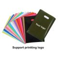 50/100PCS Shopping Bag logo Colorful Poly Tote Bags Plastic Gift Bag Businesses Customer Plastic Bag(Print Fee isn't Included. 