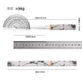 Elegant Marble Design Fruit Knife with Case. 