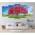CNVS-719 60″ inch x 36″ inch   3d Tree Render On White Background. 