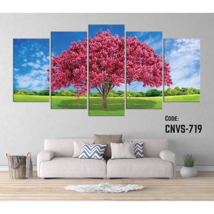CNVS-719 60″ inch x 36″ inch   3d Tree Render On White Background