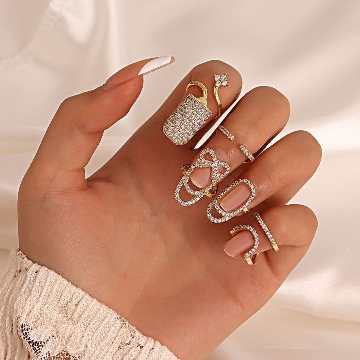1Pc%20Delicate%20Crystal%20Geometric%20Nail%20Cover%20Rings%20Set%20for%20Women%20Girl%20Nail%20Ring%20Accessories%20-%20Image%208