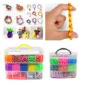 Rubber Bands Bracelets Set Loom Bracelet Making Kits for Boys Girls Children L. 