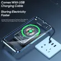 Magnetic 80000mAh Power Bank Super Fast Charging 10W Wireless Charging PD 20W Mobile Portable Battery with Three-Wire Stand. 