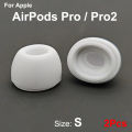 Aocarmo 2Pcs For Apple AirPods Pro Pro2 Earphone Dust Filter Mesh Silicone Rubber Eartips Earbuds Cap Original Replacement Part. 