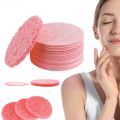 10/20/30/50Pcs Face Sponge Round Absorbent Compressed Natural Makeup Removal Exfoliating SPA Face Cleansing Cellulose Sponge Kit.