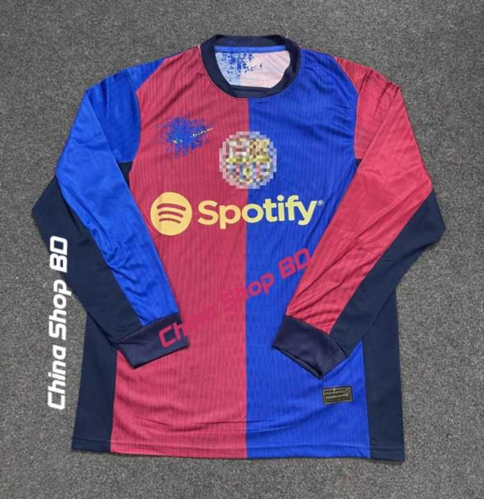 Barcelona%20Home%2024/25%20Full%20Sleeve%20Jersey%20-%20Image%202