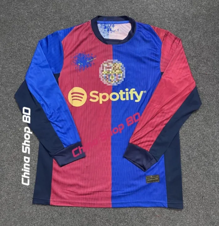 Barcelona%20Home%2024/25%20Full%20Sleeve%20Jersey%20-%20Image%202