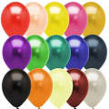 Balloons Single Colour 10 Piece (Red, Blue, Black, Golden, White). 