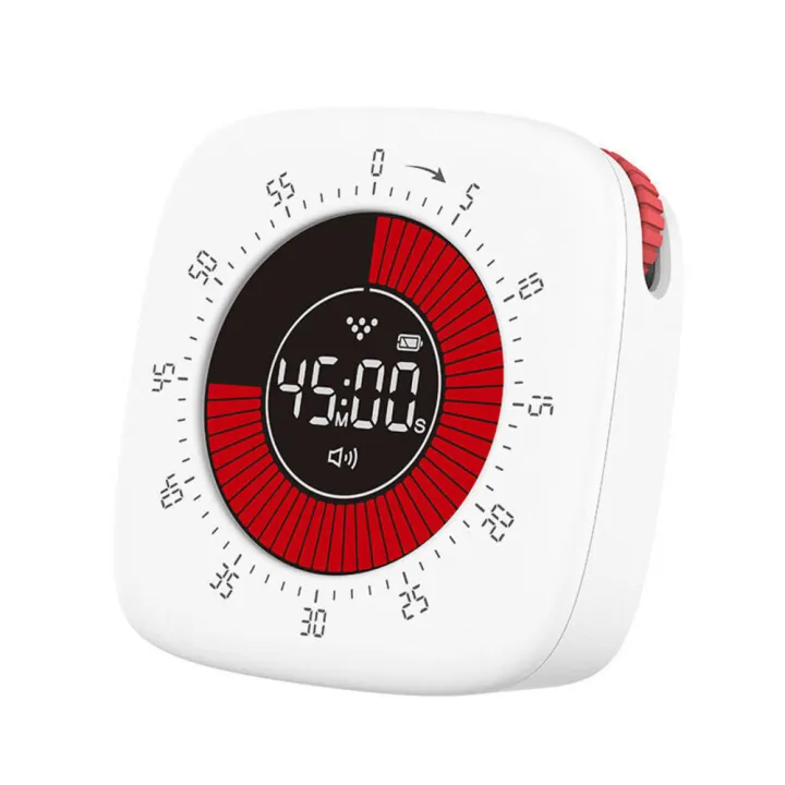 Visual countdown clock Fun Portable Colorful display LCD timer Easy to use Lightweight Kids management for Home management Classroom timer Children's study aid Personal productivity tool Kitchen