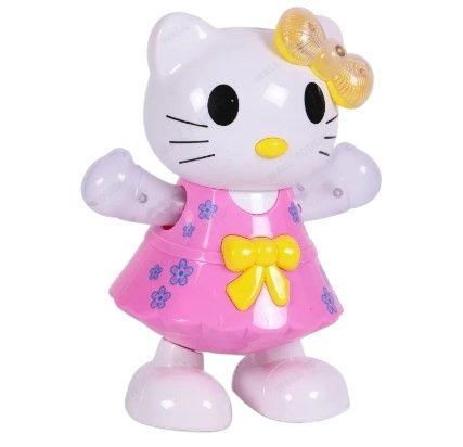 Battery Operated Hello Kitty Musical Dancing Kids Toy With 3D