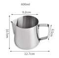 Stainless Steel M-ilk Creamer Frothing Pitcher Foamer Cup 12oz. 