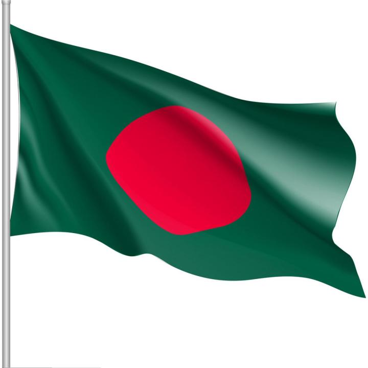 Bangladesh National Flag (5’ x 3’) Feet (Local) - Green and Red