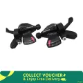 Shimano SL-M310 3x8-Speed Bike Shifters Left & Right Pair - High-Quality Bicycle Gear Levers.