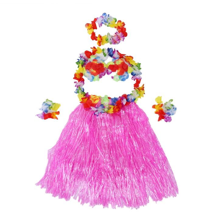 2%20Set%20Grass%20Skirt:%201%20Set%206%20Pcs%20Hawaiian%20Grass%20Skirt%20Flower%20Hula%20Lei%20Wristband%20Garland%20Fancy%20Dress%20Costume%20&%201%20Set%20Pink%20Children%20Hawaiian%20Grass%20Skirt%20Hula%20Luau%20Party%20-%20Image%208