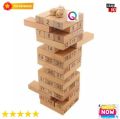 Jenga game Timber Tower Wood Block Wood colour Stacking Game. 
