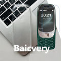 Fashion Soft silicone TPU Back Cover For Nokia 6310 2021 2,8 TA-1400 Phone Funda Case with Screen Protector Film. 