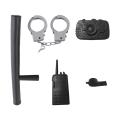 5x Costume Accessory Set Police Cosplay Costume Props for Performance Show Halloween Parties Photo Props Role Play Carnival.