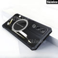 Phone case For OPPO K12X Back cover Hard Phone Case Clear Transparent Shockproof with Car Navigation Holder Ring For OPPO K12X 5G Cover cases.