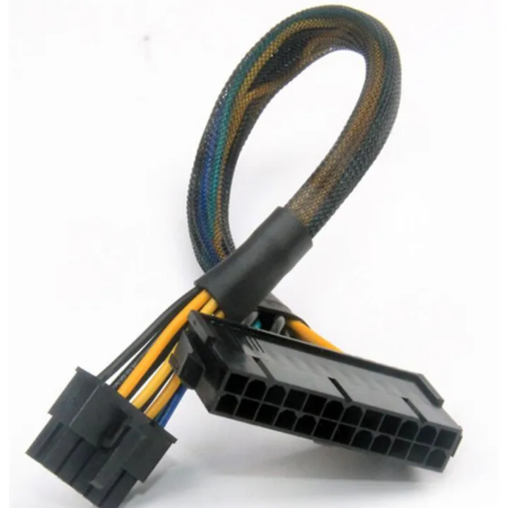 LKPCIGCXM%202X%2024%20Pin%20to%2010%20Pin%20ATX%20PSU%20Main%20Power%20Adapter%20Braided%20Sleeved%20Cable%20for%20for%20PC%20and%20Servers%2012-Inch(30cm)%20-%20Image%202