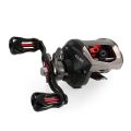 Lixada 12+1 Ball Bearings Baitcasting Reel Fishing Fly High Speed Fishing Reel with Magnetic Brake System - all new-black-right.