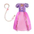 Children Girl Rapunzel Dress Kids Tangled Disguise Carnival Girl Princess Costume Birthday Party Gown Outfit Clothes 2-8 Years. 