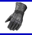 Full Soft Leather Finger Men Hand Gloves -Black- 1 Pair. 